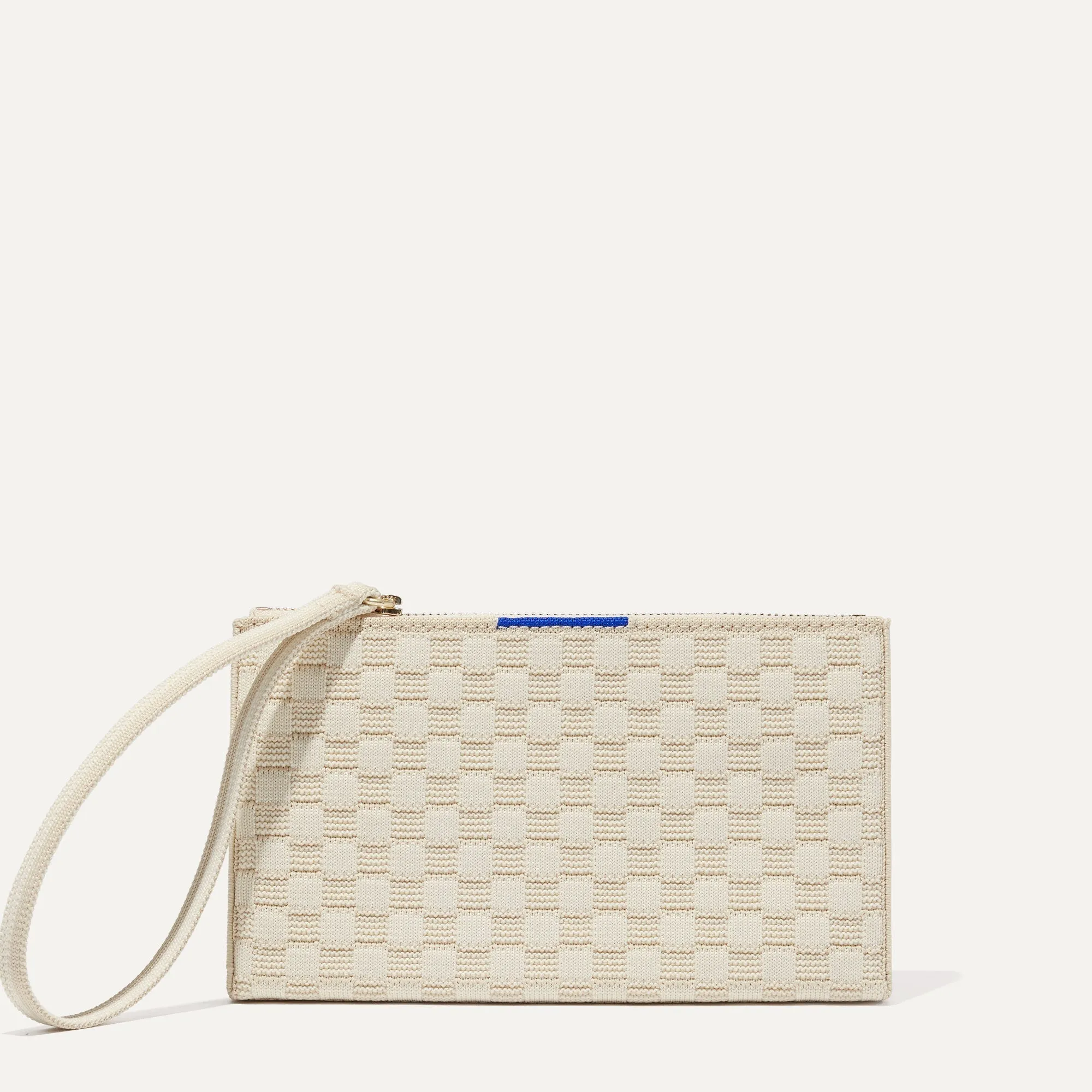 The Wallet Wristlet - Vanilla Basketweave