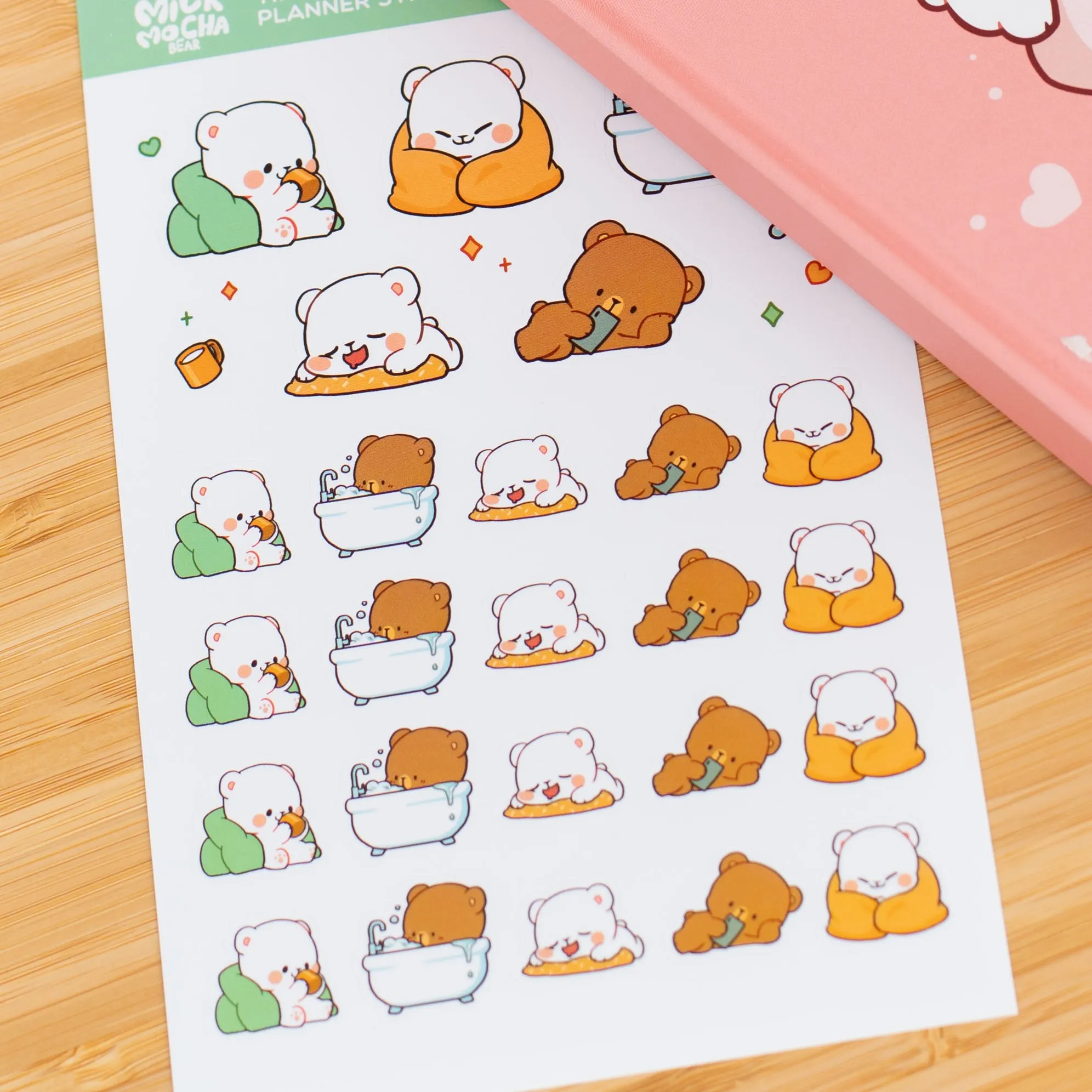 Time to Relax Planner Sticker Sheets