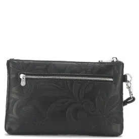 Wristlet Melody Tiare Infinity Embossed Black